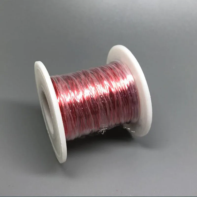 Эмалированный медный провод 0 4 мм x 100 г магнитная катушка обмотка красный|magnetic coil