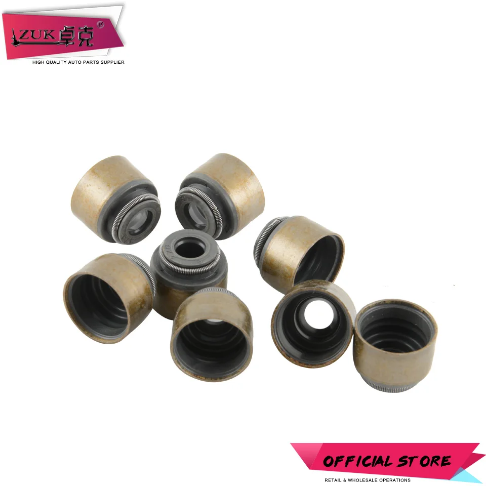 

ZUK 16PCS/SET Valve Stem Oil Seal For Toyota CAMRY COROLLA AURIS AVENSIS AVALON For LEXUS GS RX LS ES GX 90913-02101 90913-02112