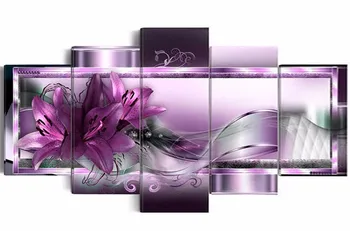 

3D DIY Full Square Diamond Painting "pink flower" Multi-picture Combination Embroidery Cross Stitch Mosaic Decor