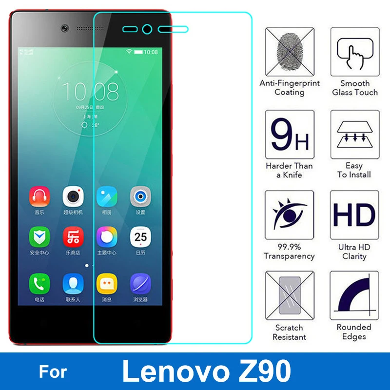 Для Lenovo VIBE Shot Z90 3 7 пленка из закаленного стекла 9H 0 26 мм Оригинальная защитная для