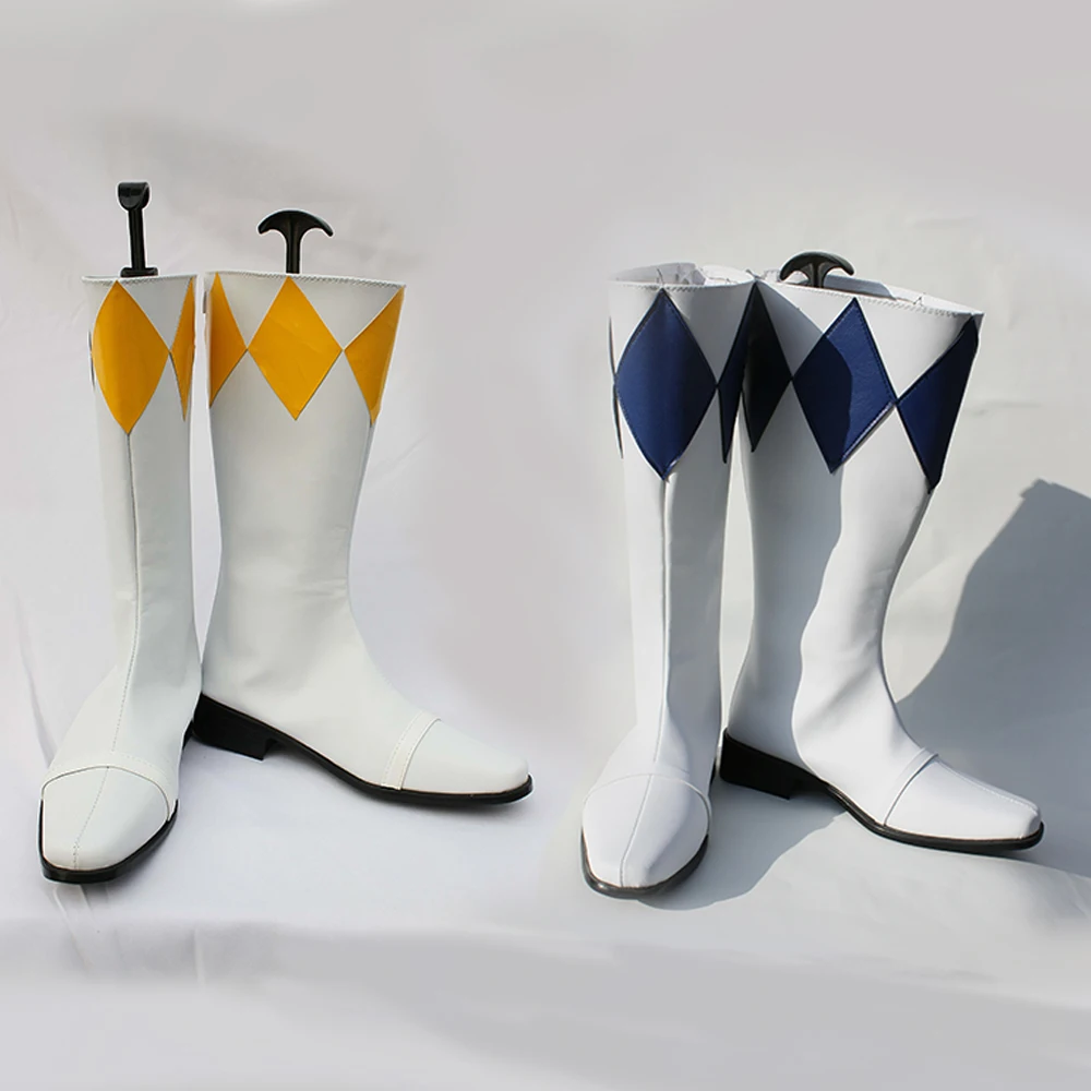 

Tyranno Ranger Geki Cosplay Boot Shoes Pink Ranger High Boots Cosplay costume Accessories