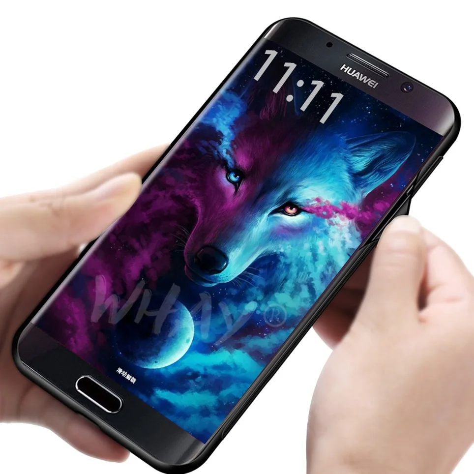 Fitted Case For Huawei Nova 3 Luxury Pattern Glass Coque For P20 Pro P Smart  Mate P20 10 Lite Honor 7 10 9 Lite Y6 2018 Cover   (14)