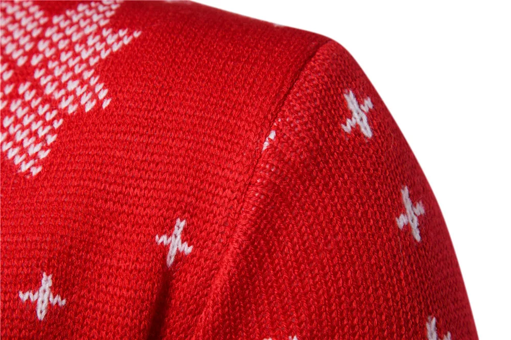 FFXZSJ бренд мужской свитер Рождество осень зима теплый пуловер 3D вязаный свитер Блузка Топы мужские s джемпер свитер мужской