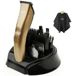 Перезаряжаемые машинка для стрижки волос для мужчин семьи резки стрижка 3 лезвия литиевая батарея 2 часа quick charge 100-240 В RIWA X4