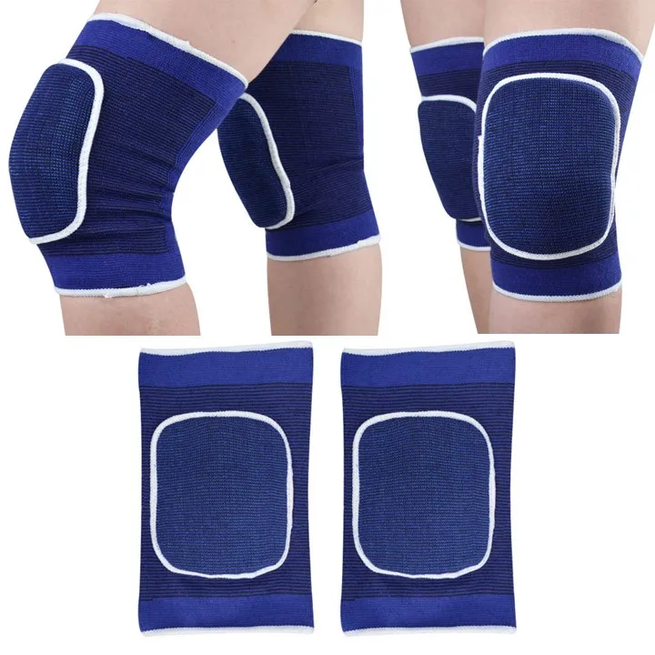 Big Discount!! Blue Sponge Stretch Brace Sport Knee Pad Wrap protector Bandin Elbow & Knee Pads