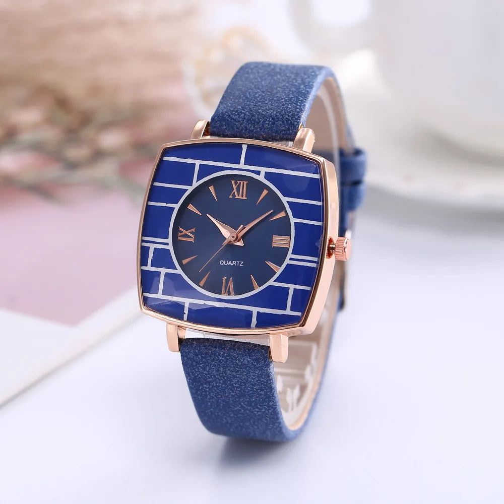 Кварцевые часы женские высококачественные синие стеклянные часы, водонепроницаемые женские наручные часы, вечерние наручные часы