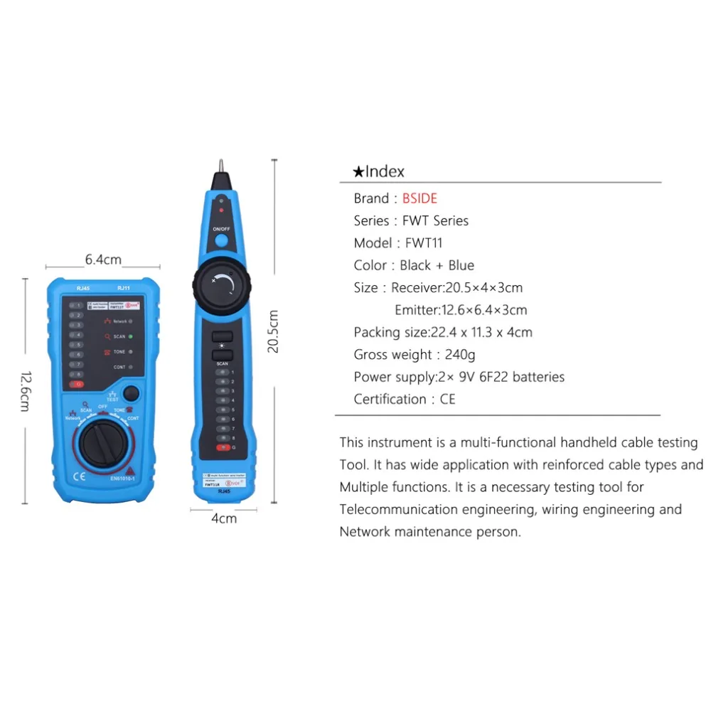 Корабль из RU) RJ11 RJ45 Cat5 Cat6 телефонный провод трекер тестер детектор линия Трейсер с поиском тонер Ethernet LAN Сетевой кабель