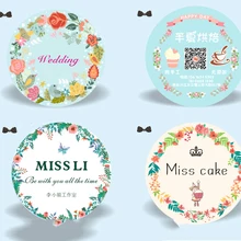 С логотипом бренда на заказ Печать Свадьба adesivos наклейки этикетки, пластиковый ПВХ винил бумага прозрачный клей автомобиль высечки стикер