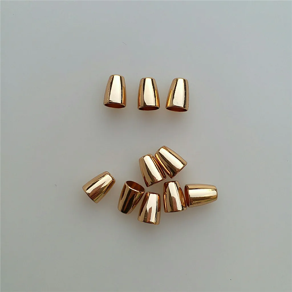 20 Pieces Bell Shaped Backpack Tent Clothes Locks Cord Ends Cap String Stoppers 4mm