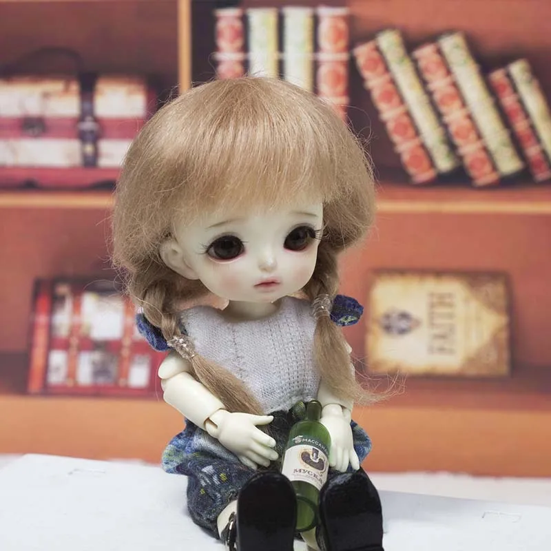 Кукла мохер парик для шарнирной куклы парик 5 цветов милый BJD 1/8 парик