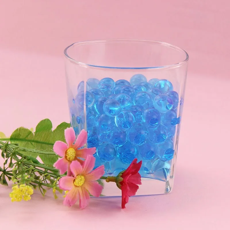 10000PCS Big Orbiz Growing Bulbs 5-12mm Hydrogel Grow in Water Colorful Water Beads Crystal Soil for Home Decoration
