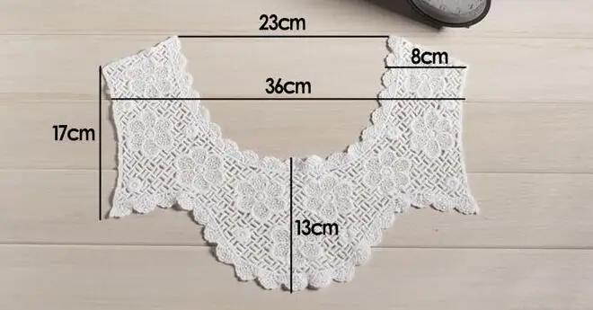 Роскошный белый хлопок вышивка цветок кружевной воротник ткань швейная Аппликация DIY гипюр Дубай Лента отделка декольте Свадебный декор