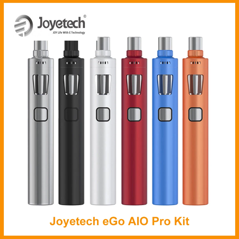 Франция оригинальный Joyetech eGo AIO Pro комплект встроенный 2300 мАч емкость батареи с 4 мл емкость бака все-в-одном Vape электронный