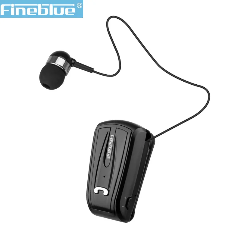 Fineblue F-V6 Bluetooth 4,0 мини наушники стерео Bluetooth Беспроводные наушники с зажимом для IOS Android телефон с шумоподавлением