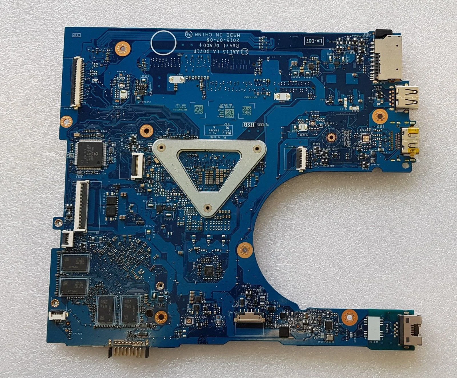 

Laptop Motherboard For DELL 5559 AAL15 LA-D071P CN-0T66WJ 0T66WJ T66WJ i5-6200 CPU DDR3L 100% Tested ok