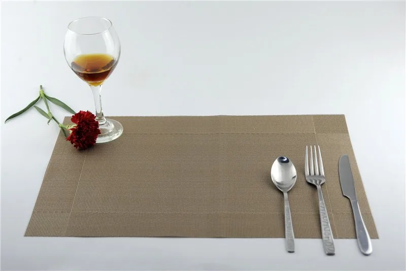 Hot Sales PVC Placemat for Table Mat Pad Drink Wine Coasters 10