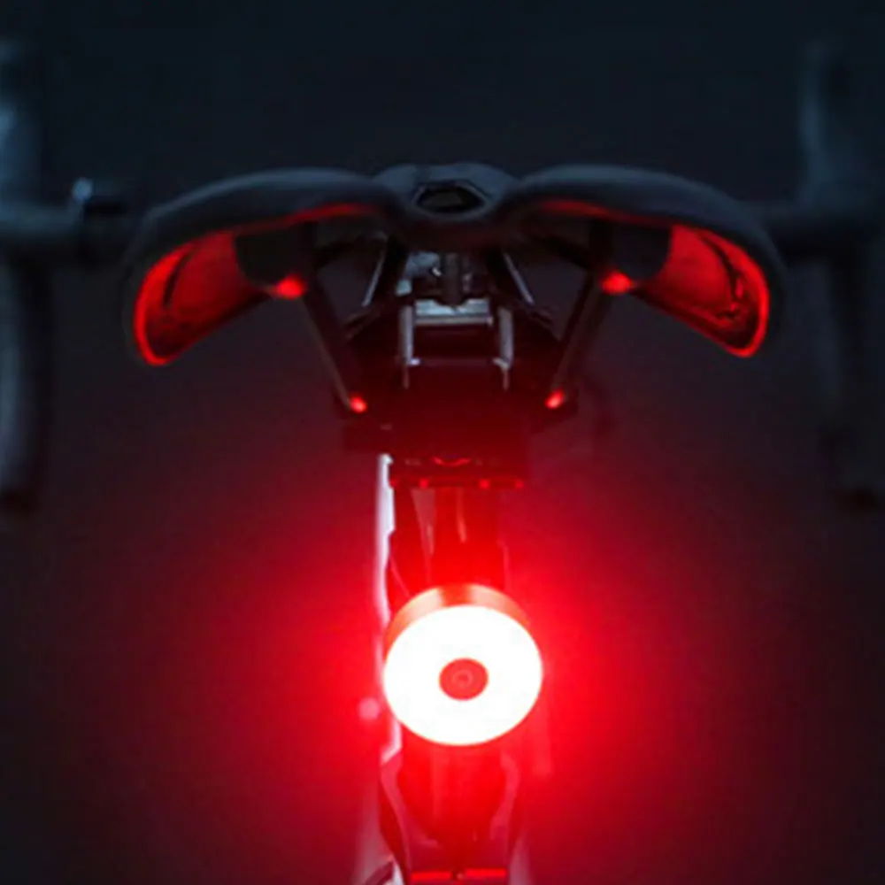 Bike Taillight Waterproof Riding Rear O-Type Led light USB Rechargeable Road Cycling Light Tail-lamp Bicycle Light Accessories