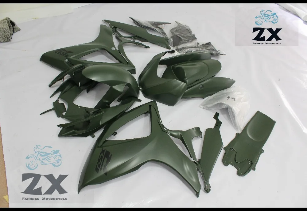 

Complete Fairings Forsuzki gsxr600 GSXR750 2006 20007 Plastic Kit Injection Motorcycle FairingS BLACK ZX SUK C