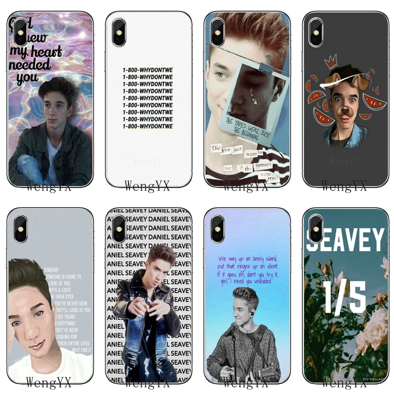 Why don't we Daniel Seavey slim Soft Accessories phone cover case For Apple iPhone X XR XS Max 8 7 6s 6 plus SE 5c 5 4s 4 - buy