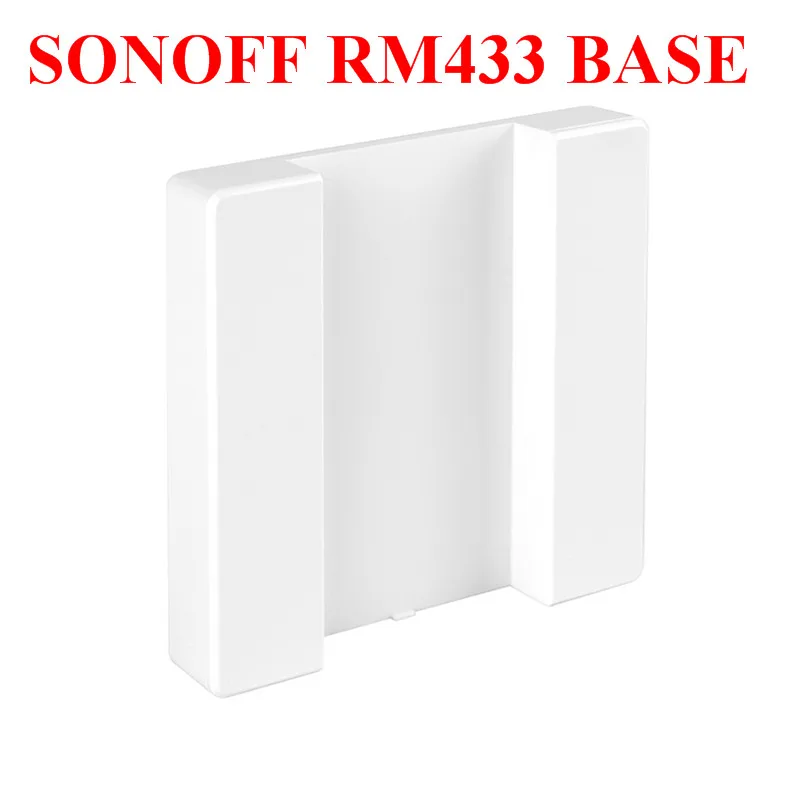RM433 BASE Высокое качество SONOFF RM433 пульт дистанционного управления с кронштейном для SONOFF IFan03 D1 4CHProR2 TX серии BASICRFR3 433 протокол - Цвет: RM433 BASE