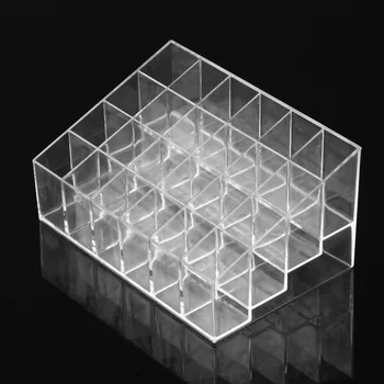 

1pcs Clear 24 Display Stand Holder Makeup Lipstick Cosmetic Storage