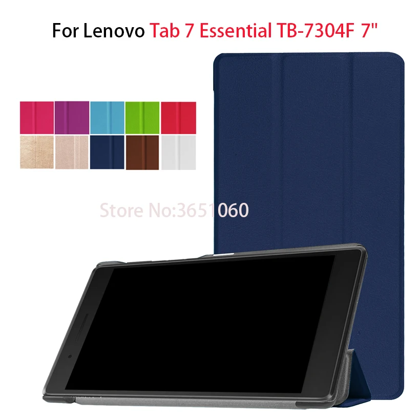 

Magnet Case For Lenovo Tab 7 Tab7 Essential TB-7304F 7304I 7304X 7" 2017 Release Cover PU Leather Funda Tablet Stand Shell