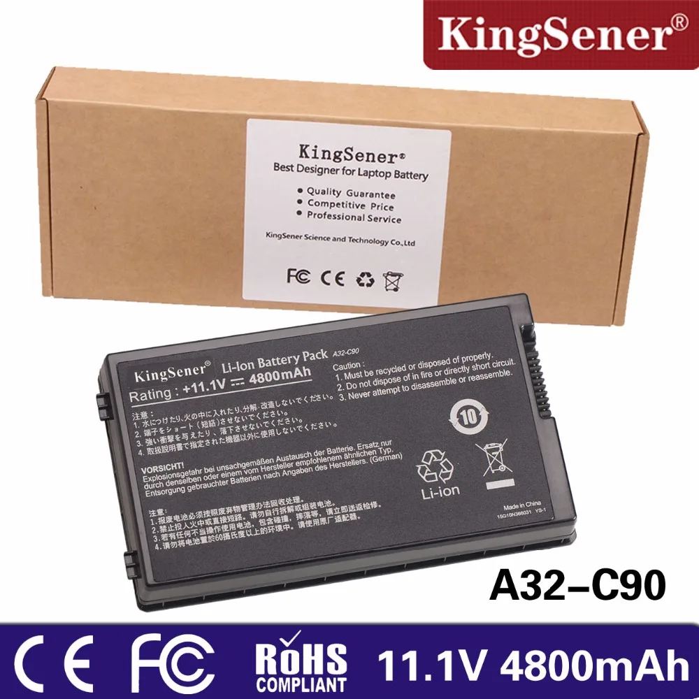 KingSener new Laptop battery for ASUS A32 C90 C90S C90P C90A Series Free 2 Years Warranty