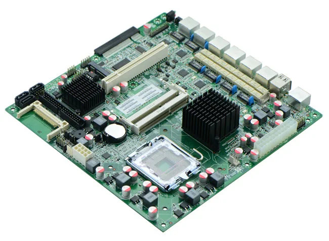 Материнская плата G41XE для 6 гигабитного Ethernet LGA771 с функцией bypass|firewall motherboard|motherboard