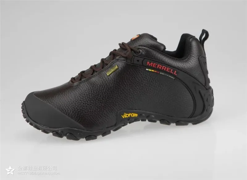 Новое поступление Merrell Мужская Уличная походная обувь, коричневая кожаная верхняя обувь