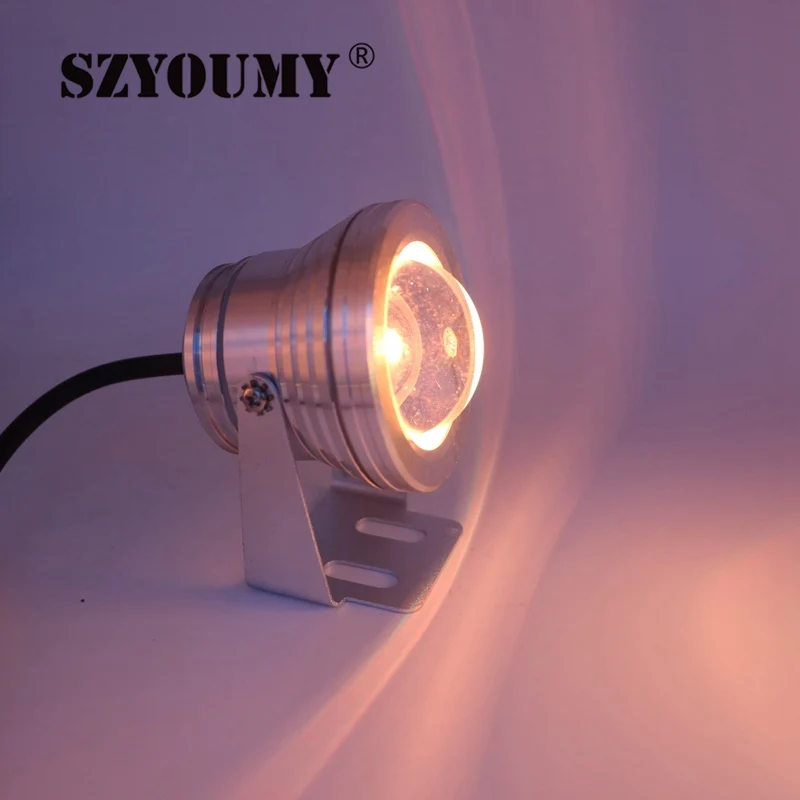 SZYOUMY 16 Цвета 10 W 12 V RGB светодиодный подводная подсветка для фонтана 1000LM бассейн, пруд аквариума аквариумный светодиодный фонарь лампа