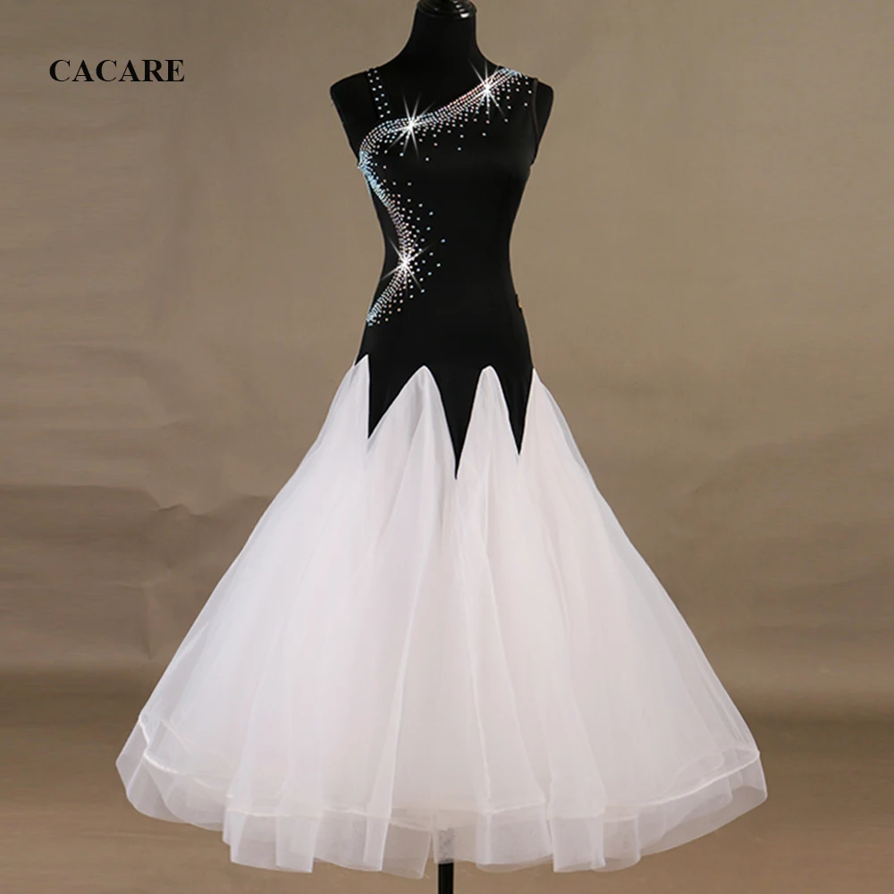 Платья для конкурса бальных танцев, стандартные платья для танцев, бальное платье, размер по индивидуальному заказу D0478, роскошные стразы с большим подолом
