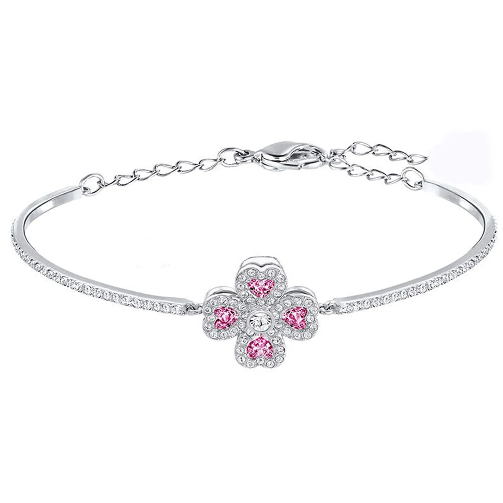 

SWA RO 2018 New Clover/Butterfly Ladies Bracelet Original Girlfriend Jewelry Gift Anniversary Wedding Free Postage 5250725