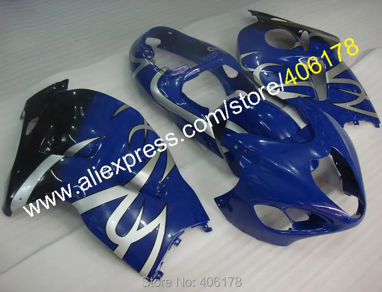 

Hot Sales,Hayabusa Fairings For SUZUKI GSXR1300 99-07 GSX R1300 1999-2007 GSX-R1300 ABS Blue Fairing kit (Injection molding)