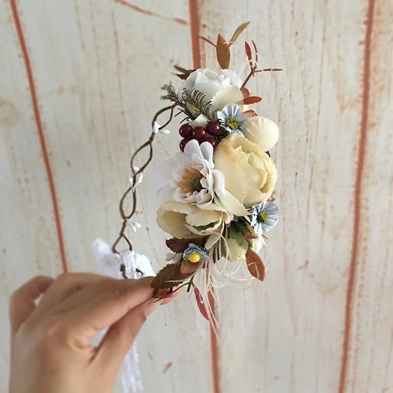 Free Shipping Fall Flower Crown