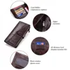 GZCZ Genuine Leather Men Wallet Fashion Coin Purse Man Walet Card Holder Portomonee Long Vallet Clamp For Money Male Clutch ► Photo 2/6