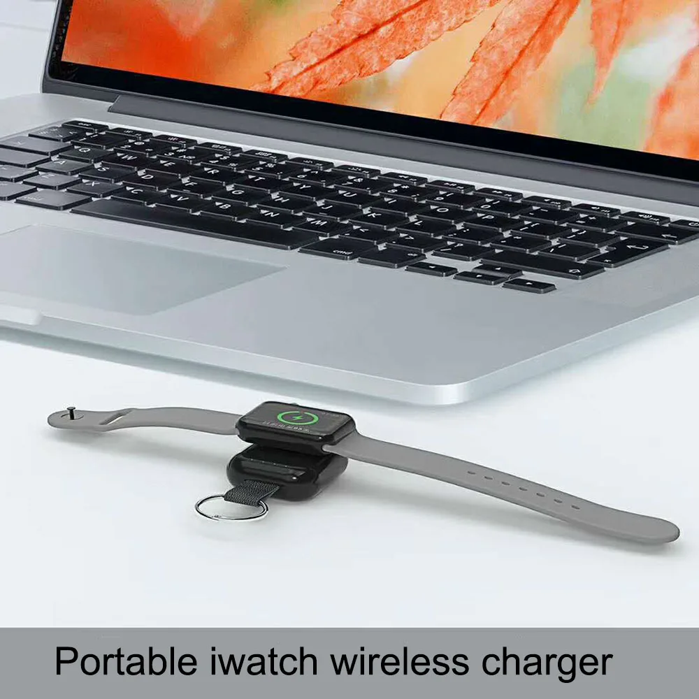 Беспроводное зарядное устройство power Bank для Apple Watch Series 1 2 3 Внешний аккумулятор портативное зарядное устройство 700 мАч мини-зарядное устройство