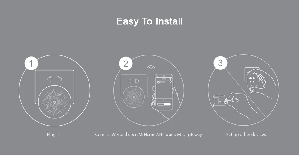 Новинка, Xiaomi Mijia, многофункциональный шлюз, 2 хаба, сигнализация, интеллектуальная, онлайн радио, Ночной светильник, звонок, умный дом, концентратор