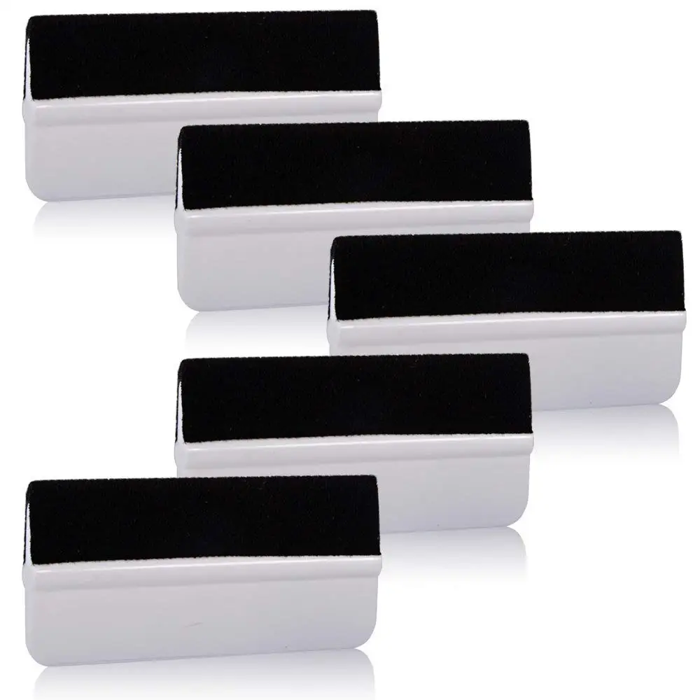 

EHDIS 5pcs Fabric Felt Squeegee Vinyl Film Car Wrap Sticker Old Glue Remover Card Scraper Window Tints Tools Water Wiper Scraper