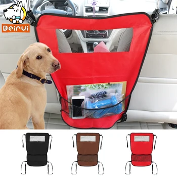 

Dog Car Seat Cover Carrier Waterproof Anti-collision Pet Protection Auto Barrier Safety Isolation Net with Breathable Mesh
