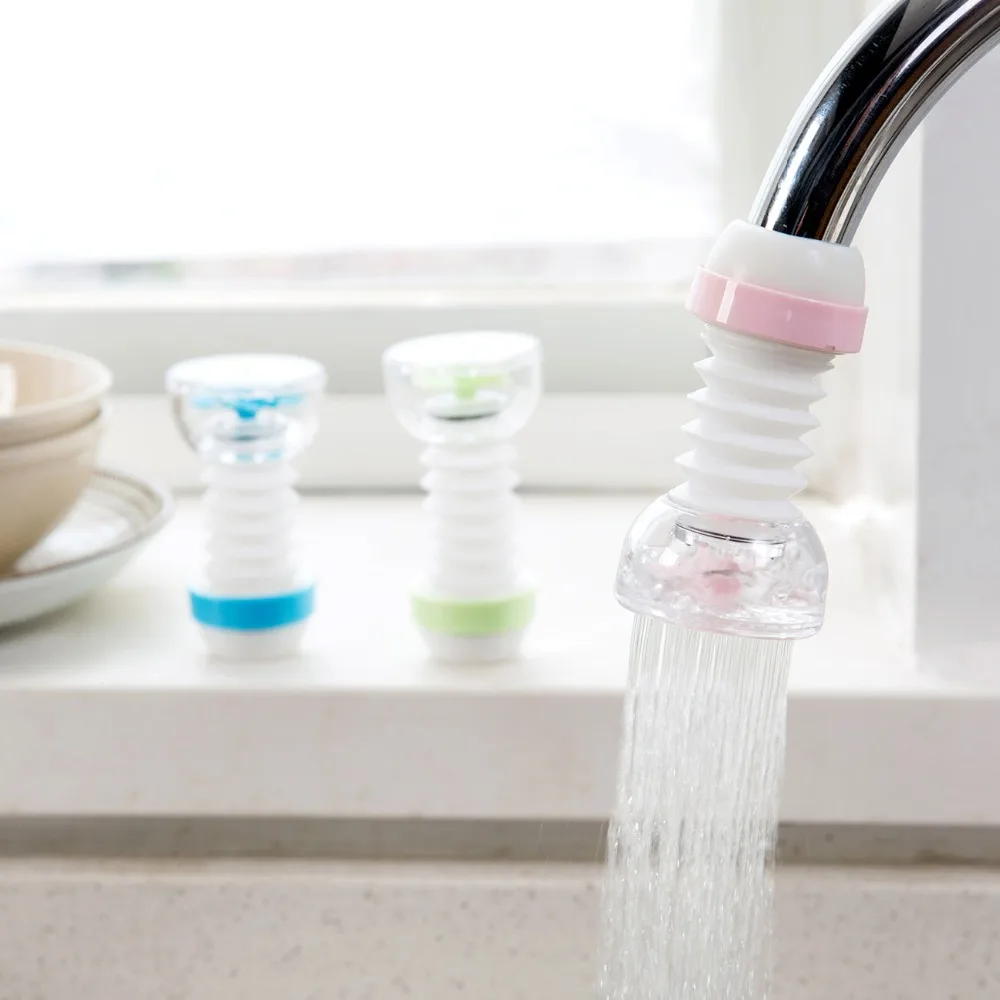 

OTHERHOUSE 1Pc Flexible Faucet Extender Sink Faucet Sprayer Water Filter Shower Filter Tip Sink Extender Kitchen Bathroom Tools