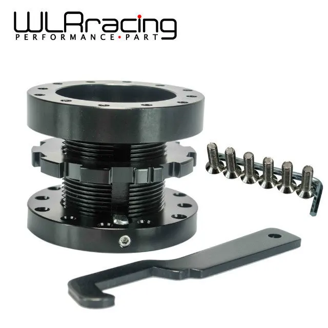 

WLR RACING - BLACK ADJUSTABLE 40MM TO 70MM STEERING WHEEL SPACER BOSS HUB KIT WLR-SWF21