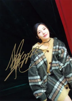 

hand signed Yang Zishan autographed original photo 7 inches collection free shipping 032018B