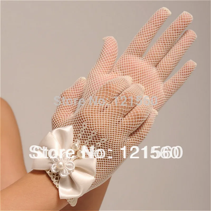 Бесплатная доставка высококачественные перчатки для девочек с цветами