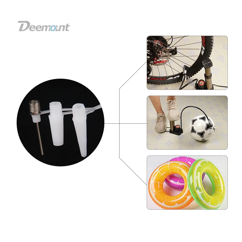 Deemount напольный насос для велосипеда инфляция велосипед надувной 160PSI манометр педаль внешний шланг F/V A/V