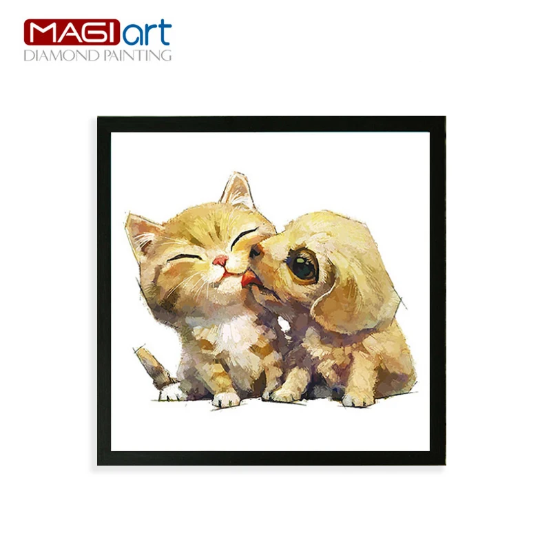 

Diamond painting accessories,Diamond embroidery,5D DIY mosaic Diamant, picture of rhinestones,full round daimond Animals ZMA069