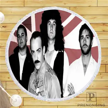 

Custom DIY Customized Microfiber Fabric queen Round Beach Blanket Towel Printed on Demand 150cm #19-01-28-4-149