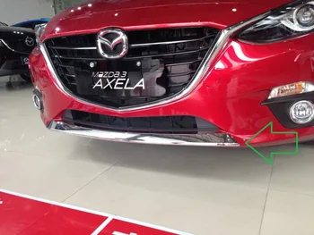 

Auto Front bumper trim, head bumper sticker for mazda 3 sedan 2014 2015 ,ABS,1pc
