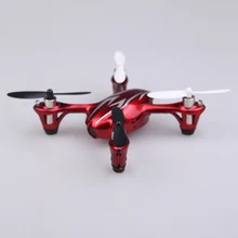 X4 H107C 2,4G 4CH RC Quadcopter RTF мини-Дрон с 0.3MP Камера красный и серебристый