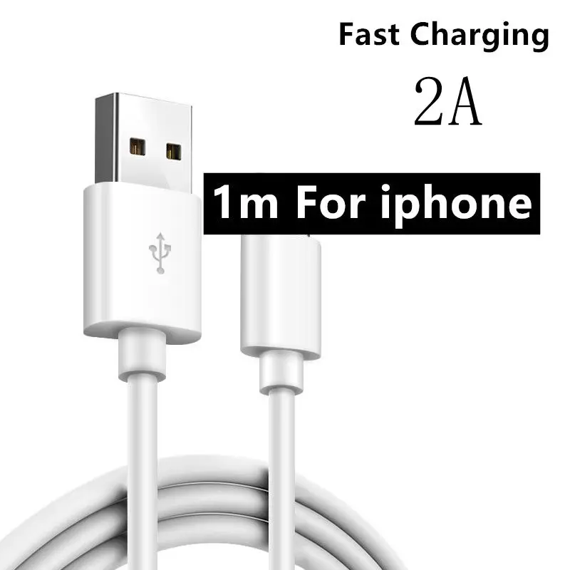 USB кабель для iphone 7, 8 Plus, 5S, 5, 6 S, 6 X, XR, XS, Max, SE, кабель для быстрой зарядки, 8-контактный кабель для мобильного телефона, кабели для iphone