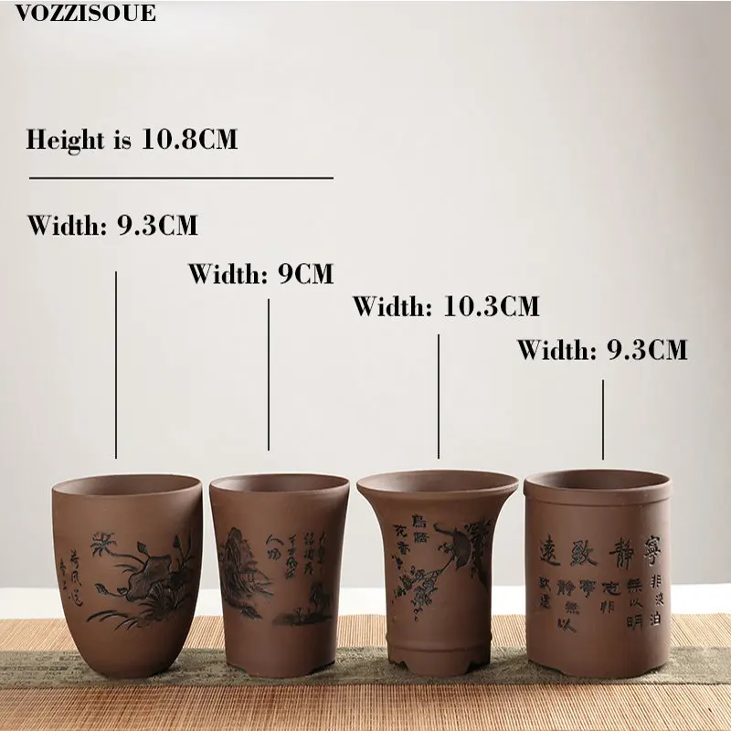Ручной работы комнатное растение семена бонсай керамический горшок китайская ваза Terra Cotta горшки керамические s цветочные горшки декоративные цветы в горшках